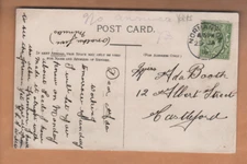 Normanton, Yorkshire - Single Circle Postmark 1916 - Tram, Floral Display