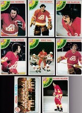 1978 Topps Team SET Lot of 8 Atlanta FLAMES NM/MT LYSIAK VAIL REDMOND BOUCHARD