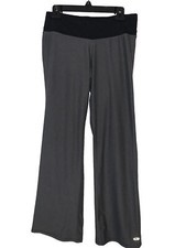 Champion Womens Yoga Pants Grey & Black Size M