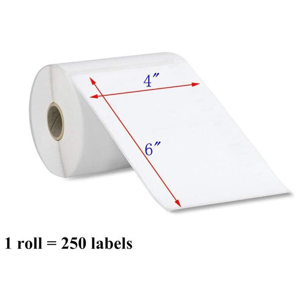 2100 Rolls 4x6 Direct Thermal Shipping Labels For Zebra 2844 ZP450 ZP500 Eltron eBay