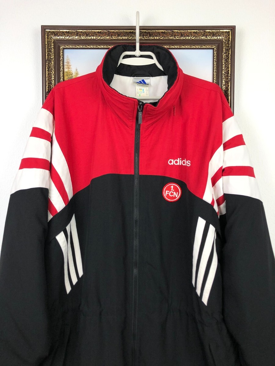 Vintage 90's Adidas Nurnberg Football Jacket Soccer Warm Bomber