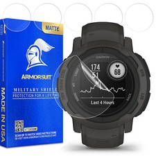  6 Pack ArmorSuit Screen Protector designed for Garmin Instinct 2 Solar 45mm 
