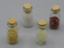 4 bocaux alimentaires - Maison de poupée