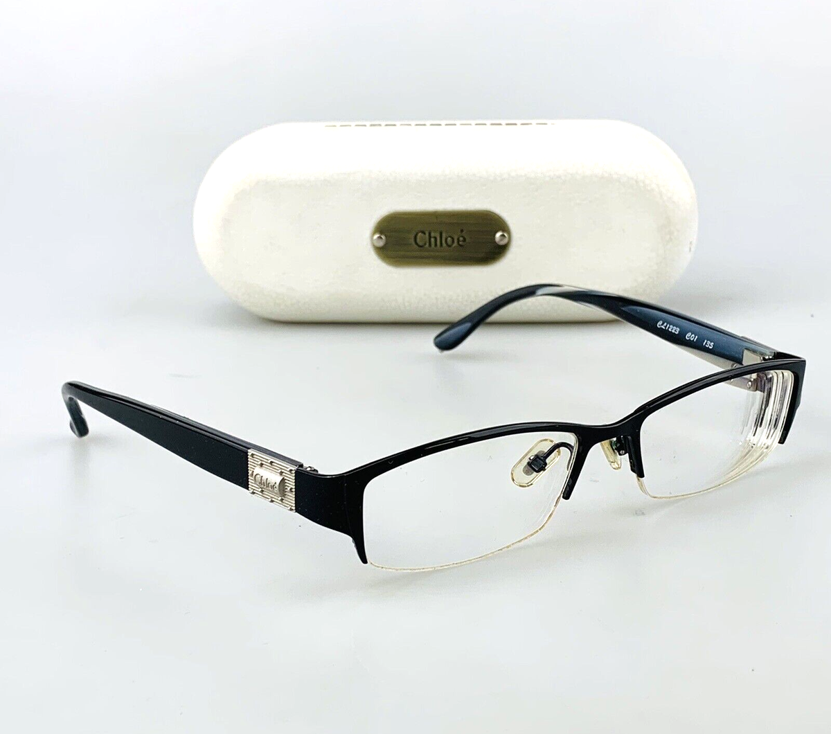 Chloe Eyeglasses Frames Only mod. CL1223 Black Half Rim  display picture 2