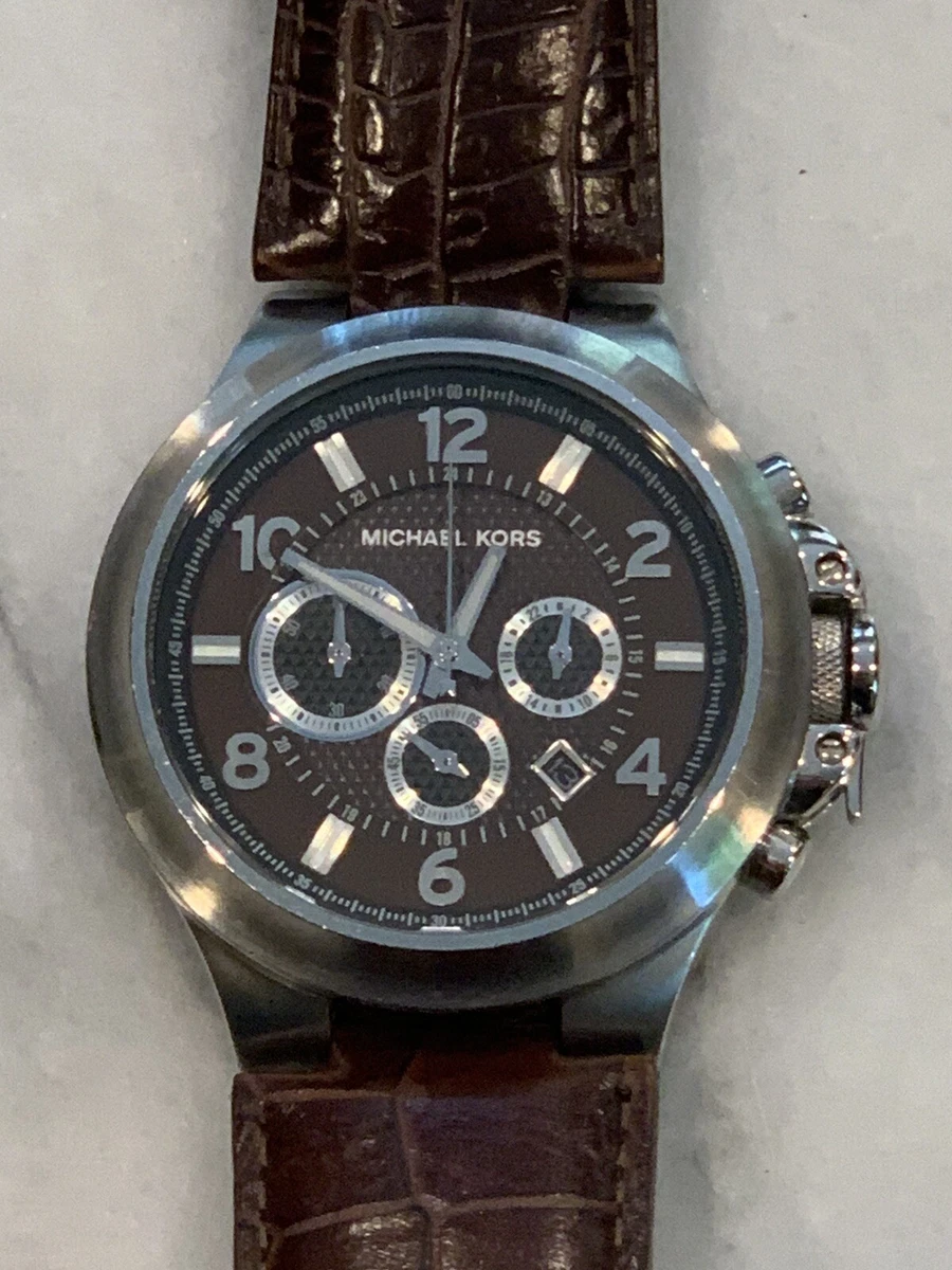 brown mk watch