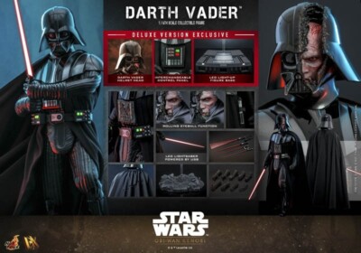 スターウォーズ　ホットトイズ　ダースベイダー　dx28　 HOTTOYS 1/6 Hot Toys DX28 Star Wars Obi Wan Darth Vader Deluxe Ver. ~ New