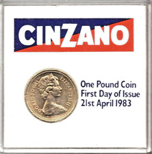 One Pound M&uuml;nze 1983 "Cinzano"