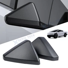 2Pcs Door Side Rearview Mirror Cover Caps Protection For Tesla Cybertruck 2024+