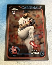 2024 Topps Chrome Drew Rom Rookie #195 St. Louis Cardinals RC