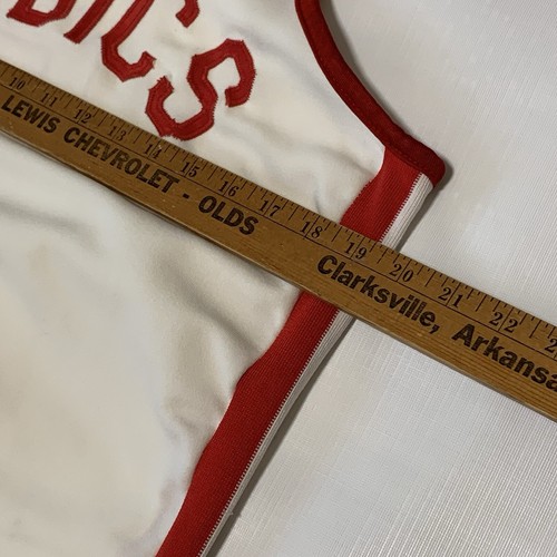 Vtg 50s Empire Basketball Jersey M Medics Doctor EMT Physician Red White USA - Picture 14 of 17