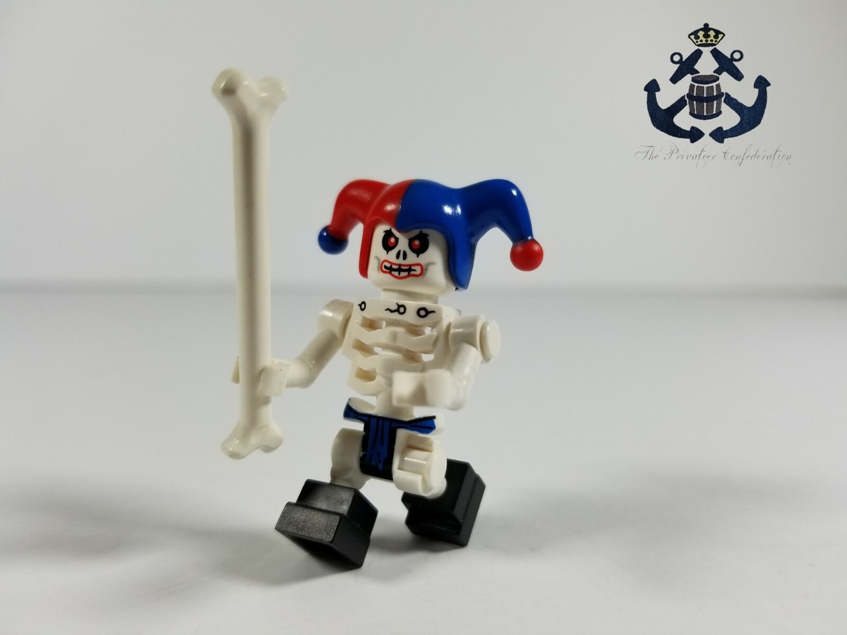 LEGO Minifigure Ninjago Krazi - Jester Hat Blue njo017 + Bone