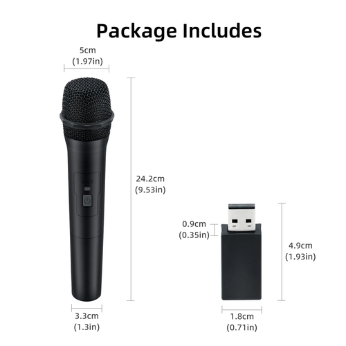 25ms Latency 2.4G Wireless Microphone for Nintendo Switch Xbox/PS5/PC - Picture 10 of 12