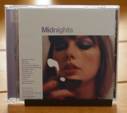 TAYLOR SWIFT CD "MIDNIGHTS" LAVANDER + BONUS TRACKS - 第 1/4 張圖片