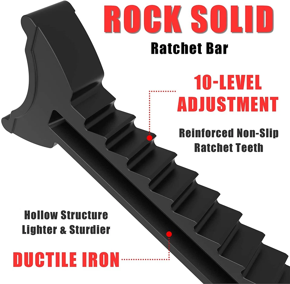 Soportes de gato de acero Torin T43202 BIG RED 3 toneladas (6.000 lb) de capacidad, rojo Foto 4 de 4