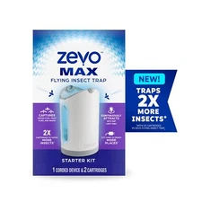 Zevo MAX Flying Insect Trap, Fly Trap Captures Houseflies, Fruit Flies, and G...