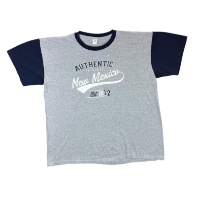 Tipsy AUTHENTIC NEW MEXICO Made In USA Spellout Graphic Raglan T-Shirt XXL