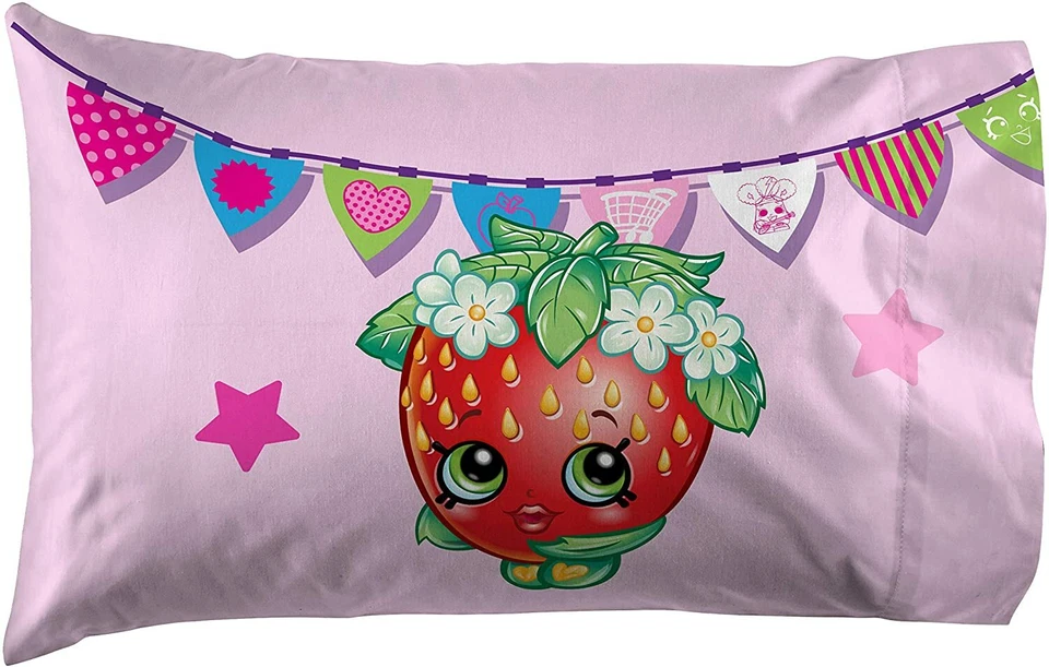 Shopkins Microfibra Suave 3 Piezas Juego de Sábanas Doble NUEVO Foto 4 de 4