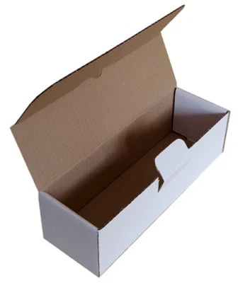 EUROPA INDUSTRIES Small Parcel White Die Cut Postal Boxes 281mm x 90mm x 87mm