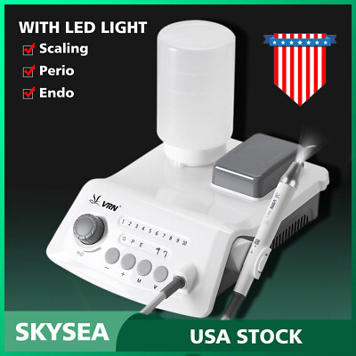 VRN Dental LED Ultrasonic Piezo Scaler A8 LED Handpiece Fit EMS SKYSEA US