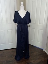 ADRIANNA PAPELL NAVY FORMAL DRESS SZ 6 NWT