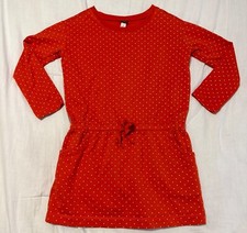 Tea Collection Sweatshirt Dress Red Polka Dot Size 6