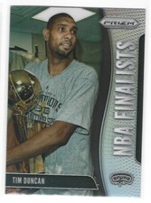 TIM DUNCAN 2019-20 PRIZM NBA FINALISTS SILVER PRIZM SPURS WAKE FOREST D1