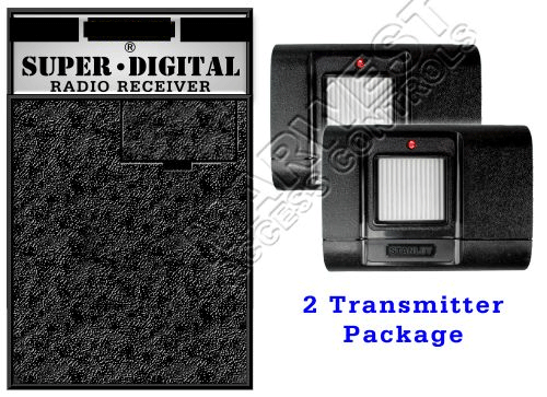Stanley Garage Door Opener Receiver and Double Transmitter Set - Picture 1 of 1