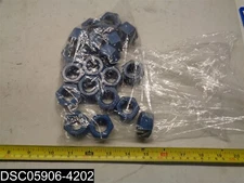 QTY=19: Blue Coated Steel Hex Nuts 3/4"-7 Thread