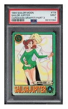 1994   PSA-9 - Sailor Moon Carddass Graffiti Part 3 114 Sailor Jupiter