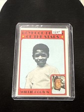 1972 TOPPS BOYHOOD PHOTOS OF THE STARS WILLIE HORTON