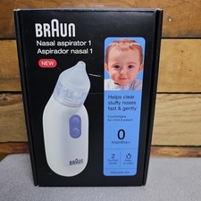 Braun BNA100US Electric Nasal Aspirator Mucus Remover Stuffy Nose Relief SEALED