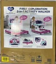Delta Children 2in1 Baby Activity Walker Foldable Girl New Open Box