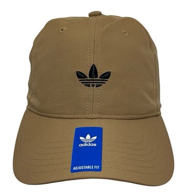 adidas Men's Original Relaxed Modern Cap  Light Brown  Adhesive Strip