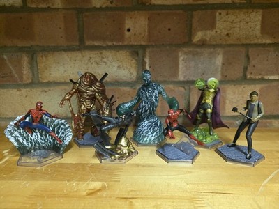 Disney Store Marvel Spider Man Far From Home Deluxe Figurenset X7 