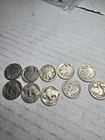(10) Lot Of 10 No Date Buffalo Nickels