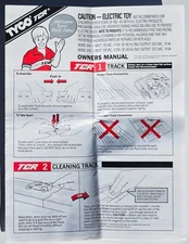 Vintage TYCO TCR Instruction Manual Slotless Car Track + 1993 Tyco RC Catalog