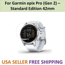 2 pcs Screen Protector TPU Clear Film Cover for Garmin epix Pro Gen 2 Standard