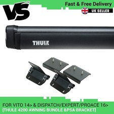 FOR VITO, EXPERT, DISPATCH & PROACE VAN THULE 4200 2.6m BLACK & BRACKET BUNDLE