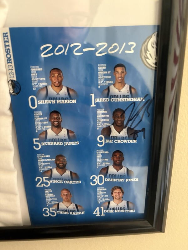 Jae crowder Signed Game Program
