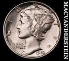 1943 Silver Mercury Dime - Scarce  High Grade  Lustrous  No Reserve  #M567 — photo 1