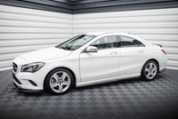 Seitenschweller Ansatz FüR Mercedes-Benz CLA C117 Facelift Schweller Schwarz