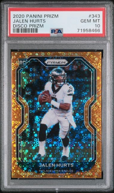 Jalen Hurts Panini Prizm #343 Disco