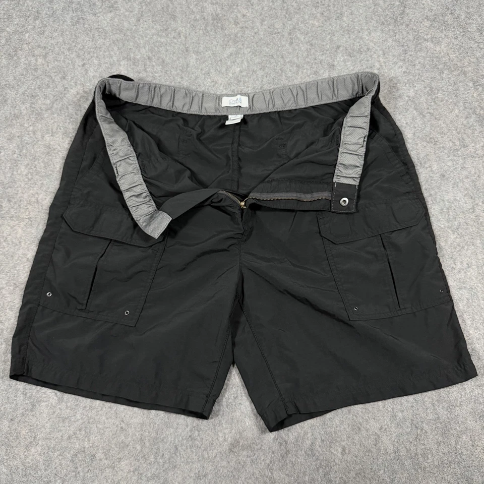 Pantalones Cortos Croft & Barrow Utility Informales Carga Para Hombre Talla XL (Ajuste Real 39x8) Negros Foto 3 de 4