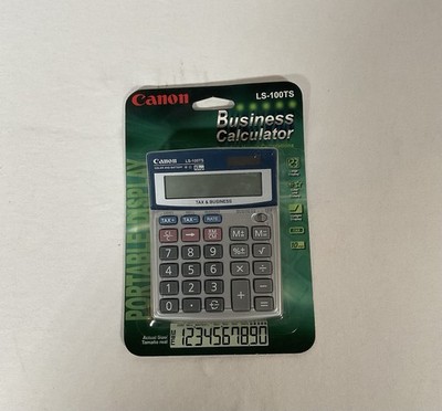 Canon LS-100TS Business Calculator & Battery Powered SEALED