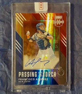 Francisco Alvarez & Kevin Parada 2022 Elite Extra Edition Passing The Torch /25