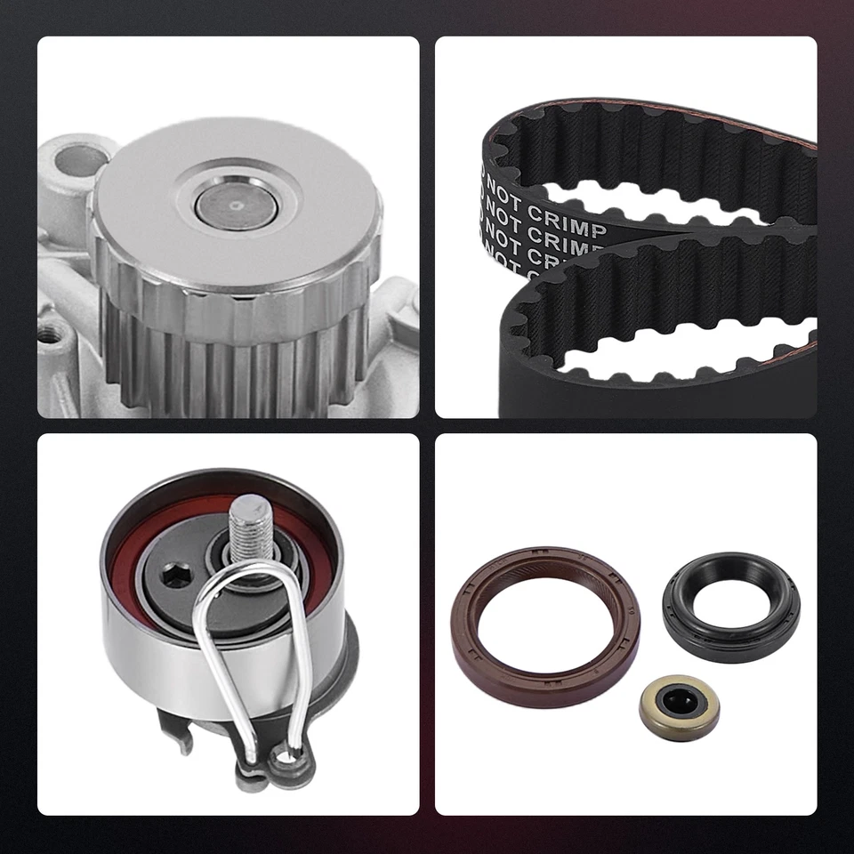 Engine Timing Belt Kit & Water Pump For 2001 2002 2003 2004 2005 Honda Civic - Image 3 of 4