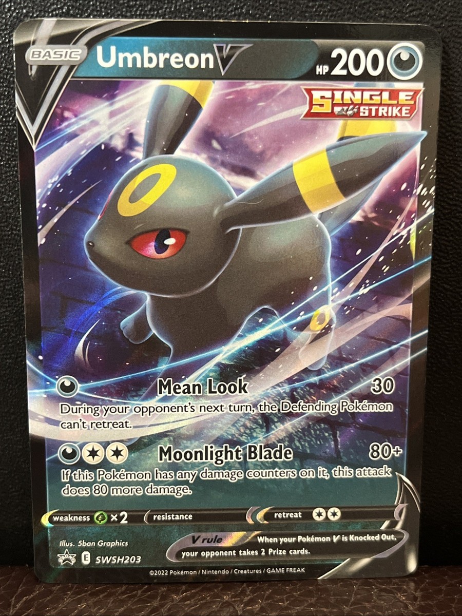 Pokemon TCG Umbreon V SWSH 203 Black Star Promo