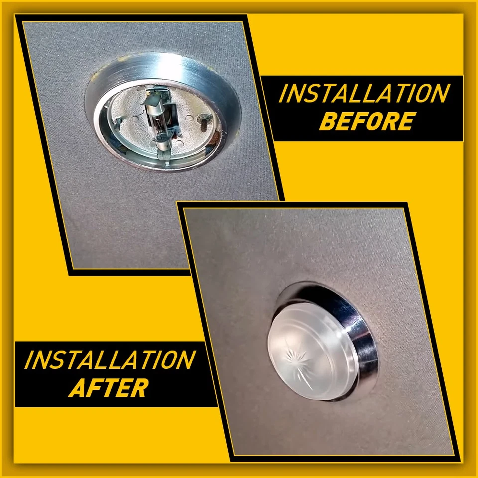 Base de luz domo redondo y lente OT001000A para Camaro Firebird Monte Carlo H 1971-81 Foto 3 de 4