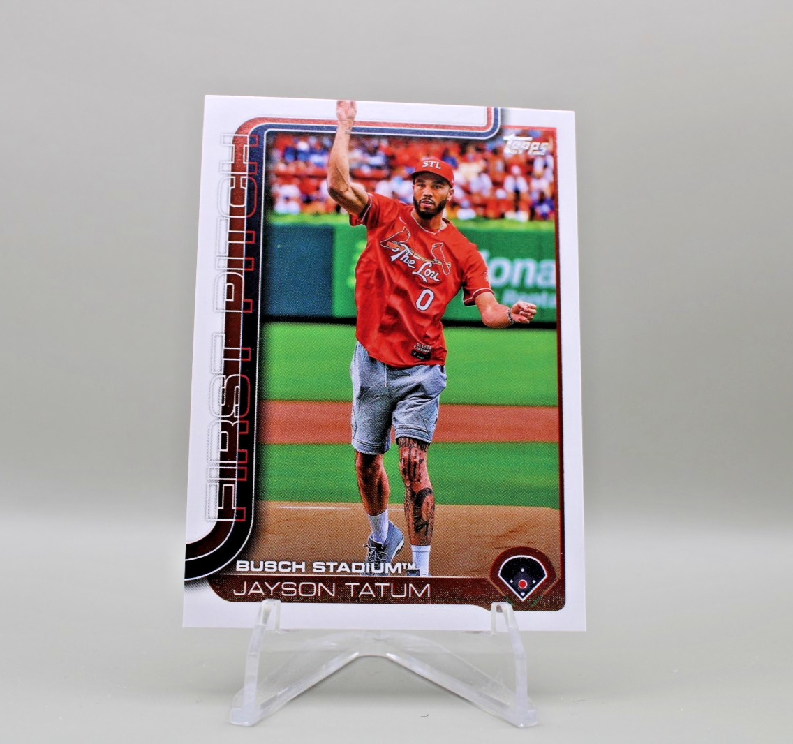 2025 Topps Series One Jayson Tatum Insert #FP-5 First Pitch