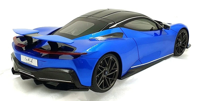 Top Speed 1/18 Scale TS0498 - Automibili Pininfarina Battista Geneva 2019 Blue - Image 2 of 4